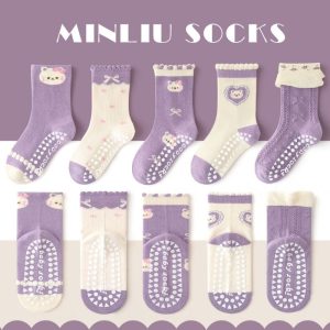 1-3 Year Kids Soft Skin-Friendly Cotton Floor Socks