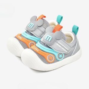 Breathable Soft Toddlers Non-slip Casual Shoe - Gray