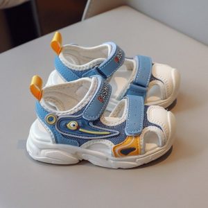 Closed-Toe Soft Non-Slip Kids Sandal - Blue