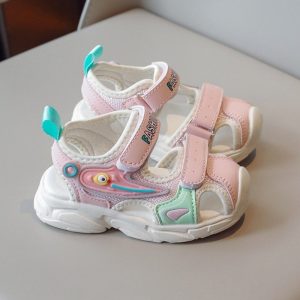 Closed-Toe Soft Non-Slip Kids Sandal - Pink