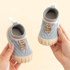 Kids Soft Bottom Anti-slip Loafer Shoe - Blue