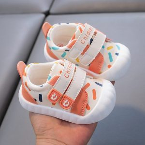 Lightweight Non-slip Kids Casual Shoe - Orange