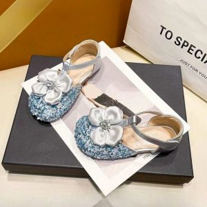 Little Princess Soft Fancy Dress Shoe - Blue