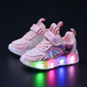 Little Princess Soft Lighting Casual Shoe - Pink
