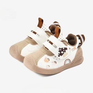 Spring Trendy Comfortable Kids Casual Shoe - Coffee