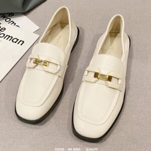 All-Match Soft Comfort Classic Flat Loafer - White