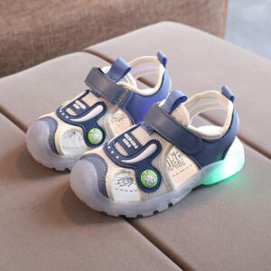 Autumn Trend Kids Anti-Slip Lighting Sandal - Blue