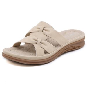 Classic Vintage Comfortable Casual Sandal - Beige