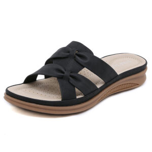 Classic Vintage Comfortable Casual Sandal - Black