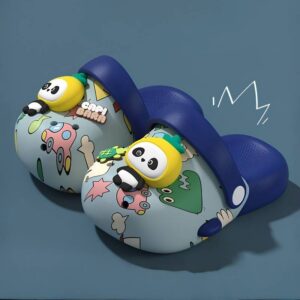 Summer Trendy Soft Printed Cartoon Clog Shoe - Blue