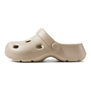 Womens Breathable Non-Slip Classic Clog - Beige