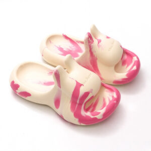 Womens Non-Slip Indoor Slide Slipper - White