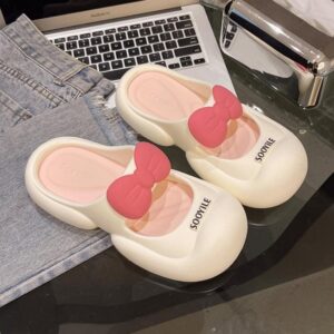 Womens Trendy High-End Beach Clog - White