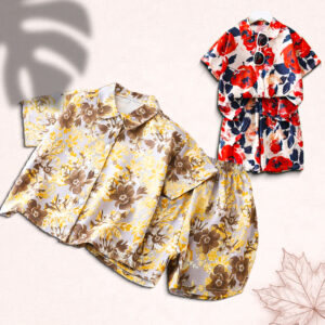 Kids Summer Trendy Printed Shirt Pant Set - Mix Color (2 Piece)