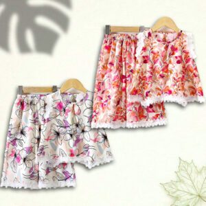 Summer Style Girls Floral Printed Pant Top Set - Mixed Color (2 Piece)