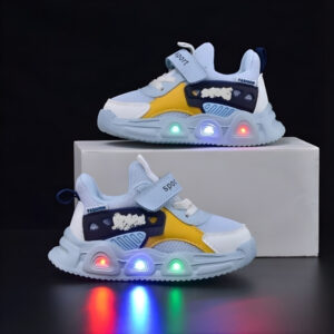 Autumn Trend Kids Soft Lighting Casual Shoe - Blue