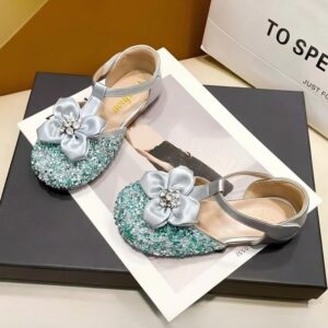 Little Princess Soft Fancy Dress Shoe - Green